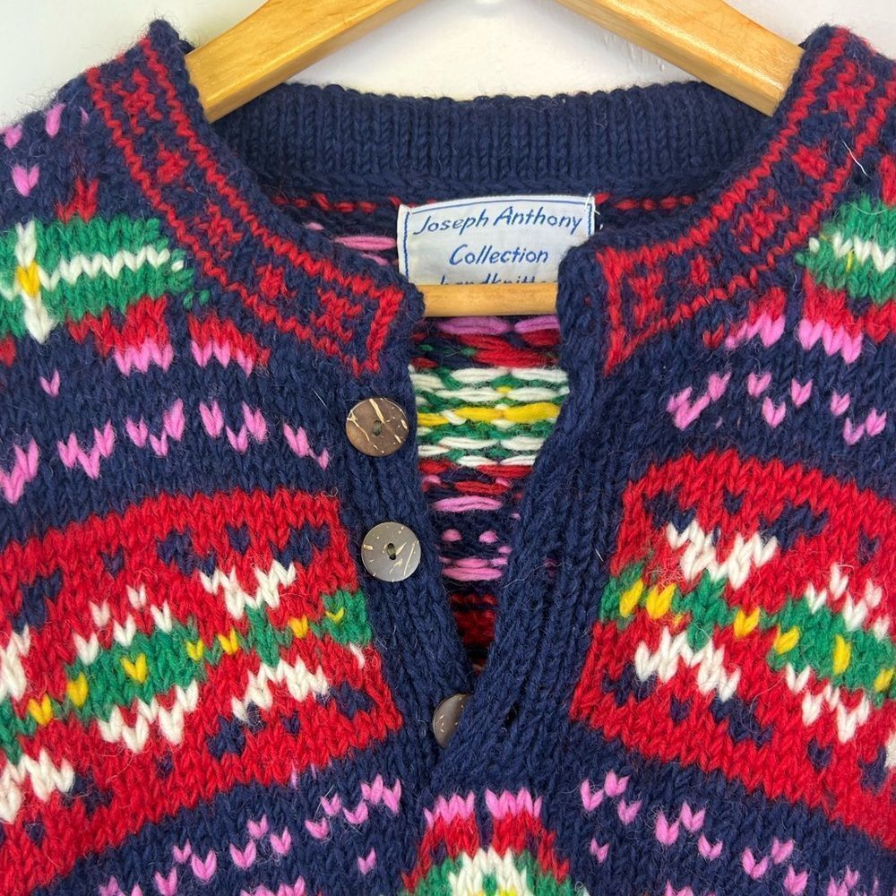 Joseph Anthony Collection Button Wool Pullover - image 4